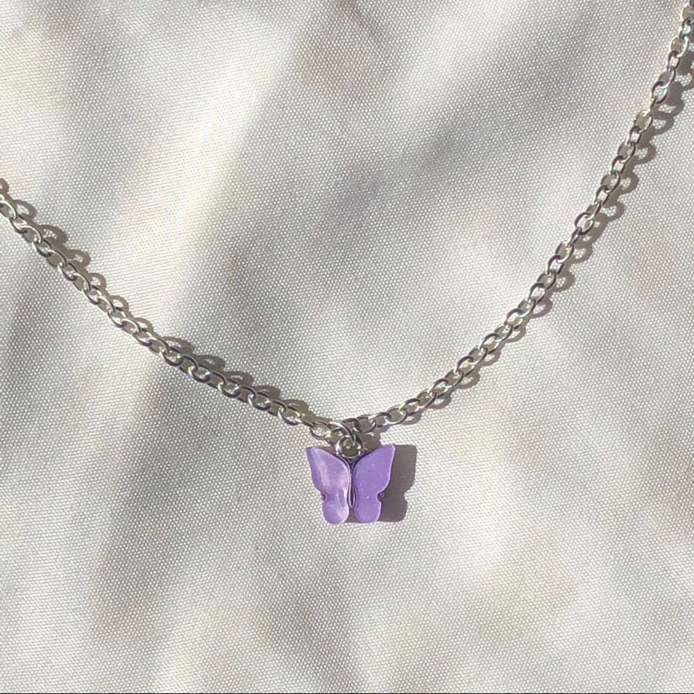 butterfly charm necklace